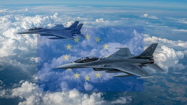 NATO Eastern Sentry operation fighter jets defending Eastern Europe