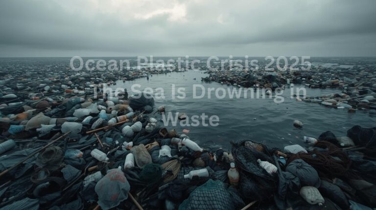 Ocean plastic crisis 2025 polluted sea