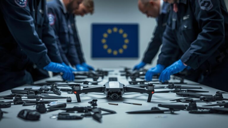France drone plot arrests police investigation Antwerp