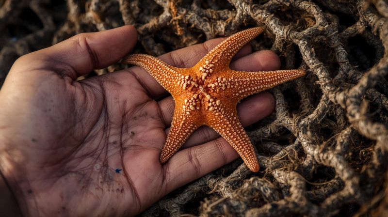 Bycatch incidental catch starfish